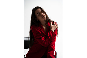 Woman with eyes closed finding peace, a Person Photo by volodymyrshtun13795