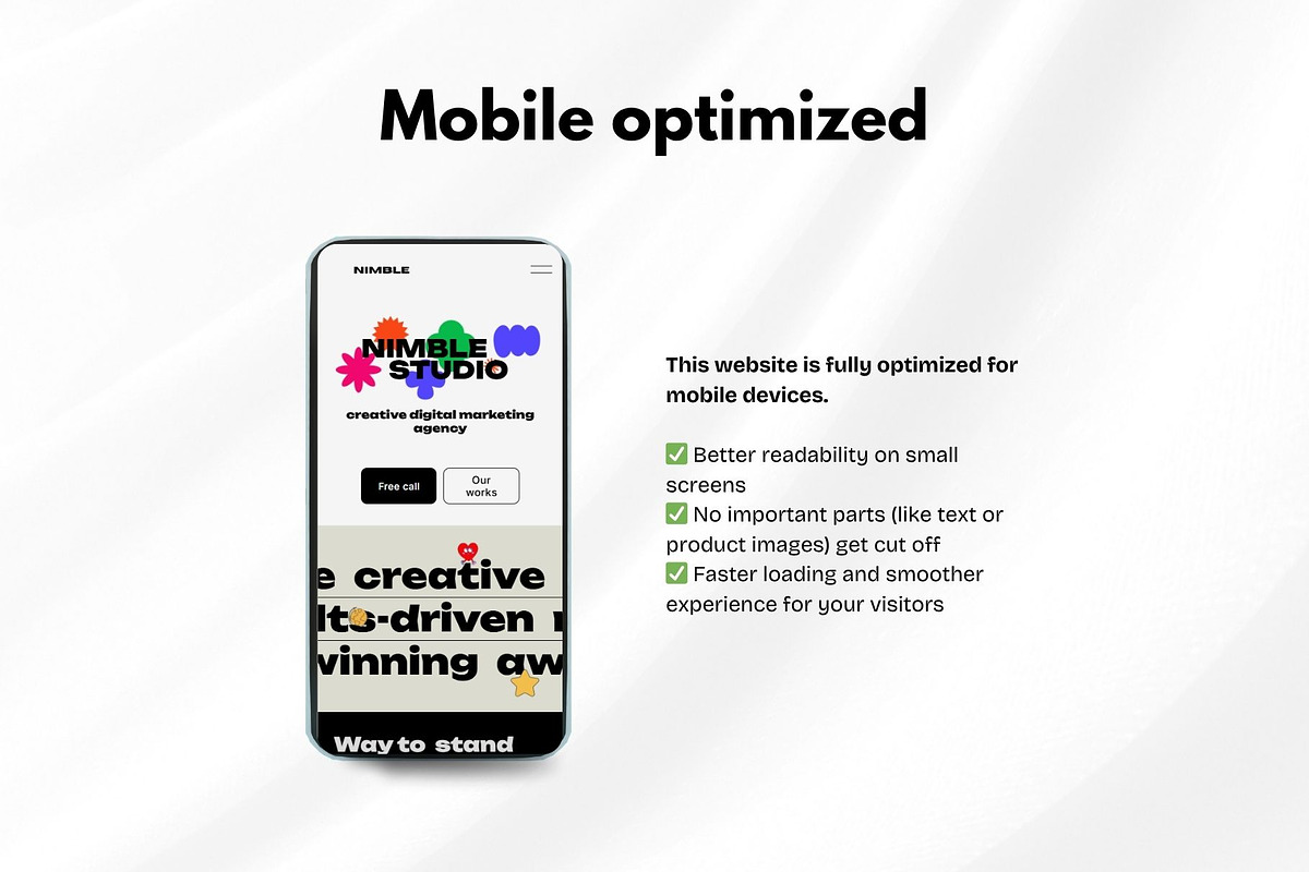 Squarespace Agency Website Template preview 6