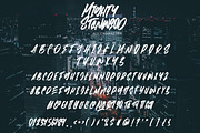 MightyStanwood - Urban Brush Font, a Script Font by AQR Studio (Thumbnail 9 of 10)