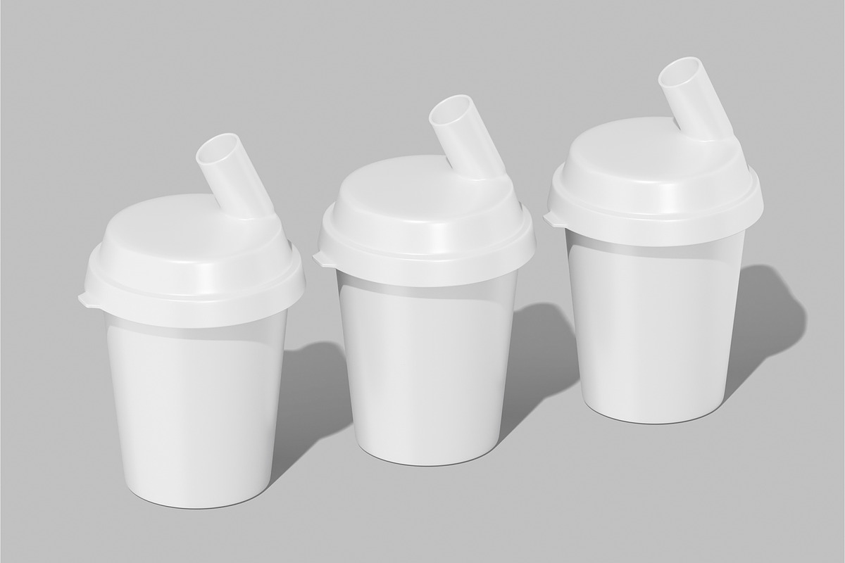 Pill Swallowing Cup Mockup, a Packaging Mockup by Permadi Creative (Photo 3 of 5)