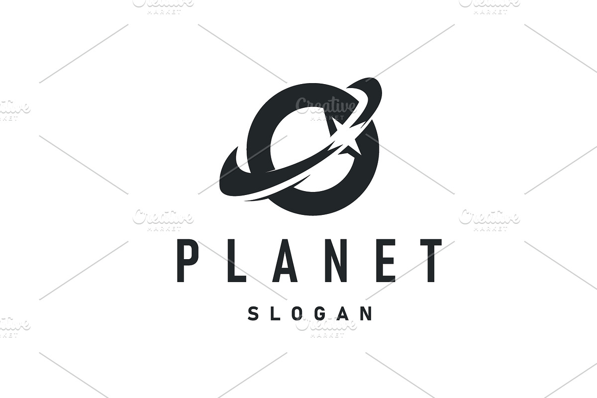 Space logo modern design planet, a Branding & Logo Template by Maylianaw28