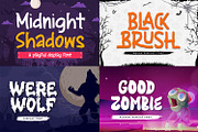 Spooky Bundle | 17 Halloween Fonts, a Script Font by Alpaprana (Thumbnail 7 of 9)