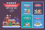 New Year and Christmas Cards, a Card Template by Alex Krugli (Thumbnail 2 of 7)