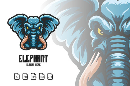 illustration, animal, mascot, logo,