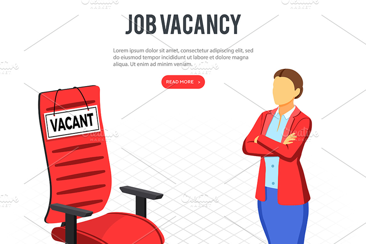 Job Vacancy Employment and Hiring, a Person Illustration by TAlex (Photo 3 of 6)