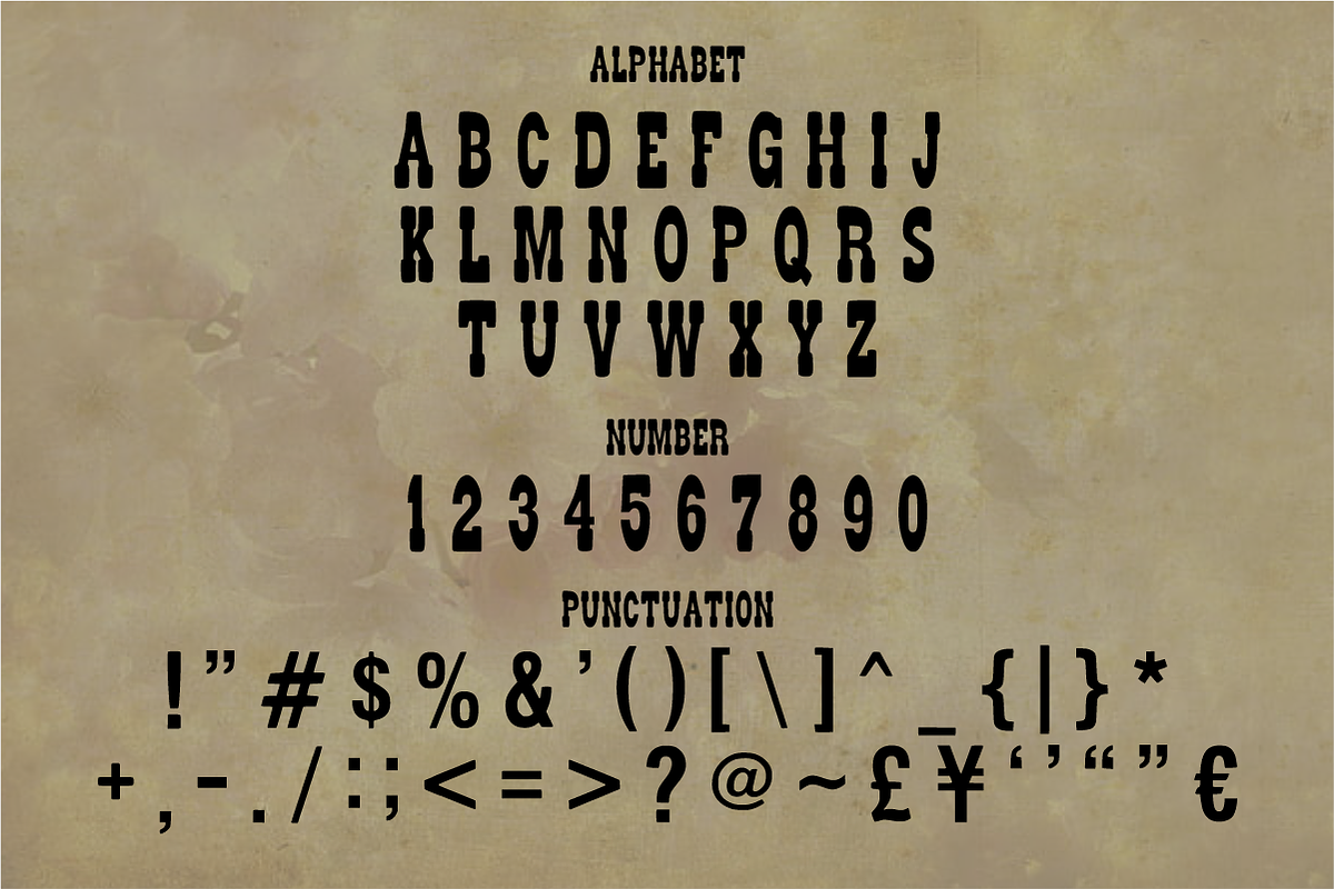 Saddle Ridge - Bold Western Font, a Slab Serif Font by KiddoGlyphs Studio (Photo 4 of 5)