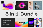 Chroma Bundle – 50% OFF, a Texture Graphic by kuro (Thumbnail 2 of 7)
