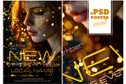 New Year’s Eve Party Poster, a Print Template by McLittle Stock (Thumbnail 1 of 2)