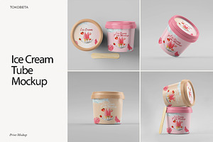Ice Cream Tube Mockup