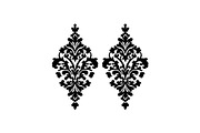 Vintage Filigree Earring SVG Bundle, an Object Graphic by jahid234 (Thumbnail 10 of 13)