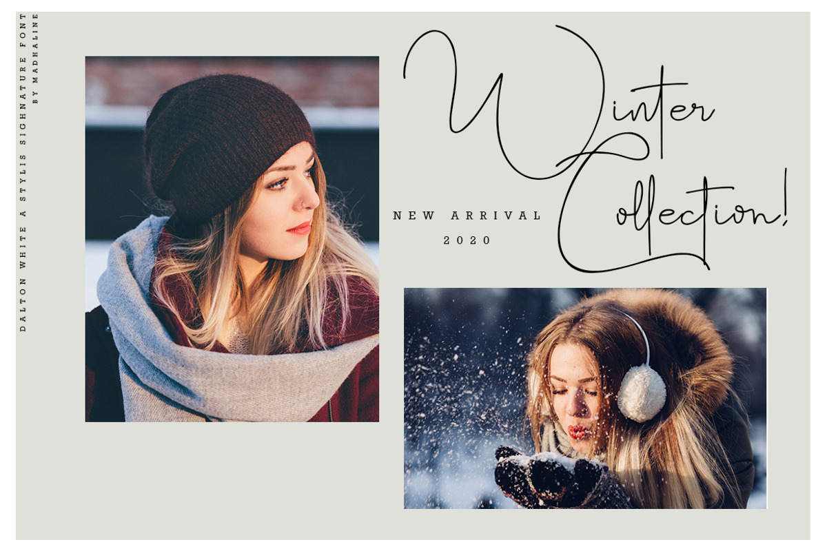 Dalton White 4 Font Style, a Script Font by Madhaline Studio (Photo 5 of 12)