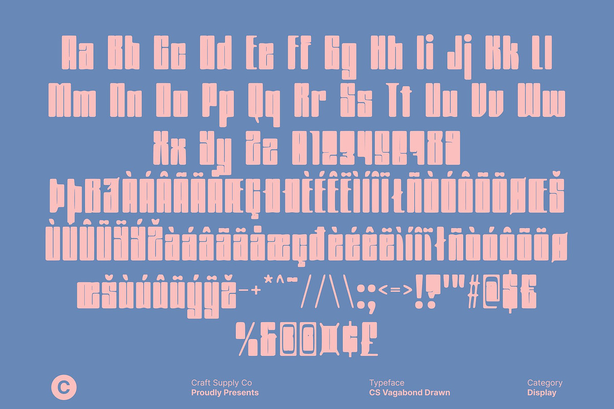 CS Vagabond Drawn, a Sans Serif Font by Craft Supply Co. (Photo 8 of 8)