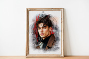 Abstract Portrait Watercolor Art, an Action Add-On by Photoshop Action (Thumbnail 4 of 21)