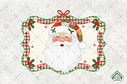 Patchwork Santa Claus Png, an Illustration by Craft Nest (Thumbnail 1 of 6)