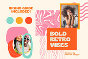 Bold Retro Branding Starter Kit, a Branding & Logo Template by Hell Yeah Designs (Thumbnail 7 of 22)