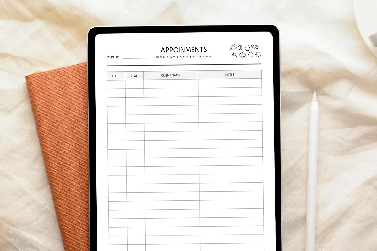 Canva Appointments, a Stationery Template by DesignDevisers (Photo 6 of 10)