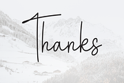Winter Highland | Script Font, a Handwritten Font by Scratchones (Thumbnail 8 of 8)