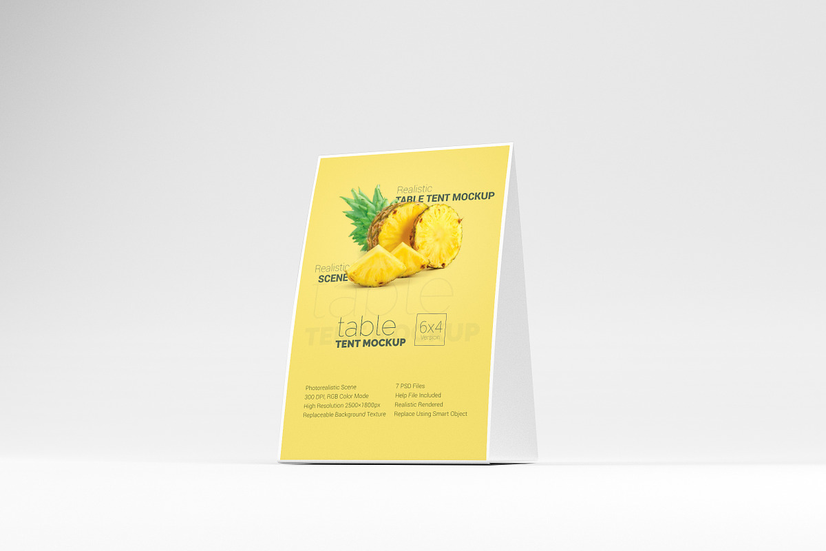 Table Tent Mockup, a Product Mockup by Toasin Studio (Photo 3 of 7)
