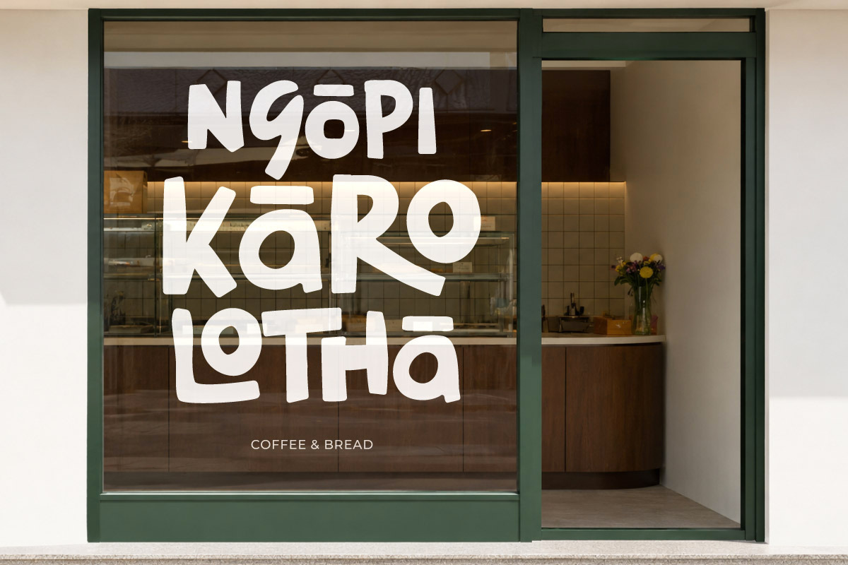Tharlo Vette - Coffee Display Font, a Handwritten Font by twinstd (Photo 8 of 10)