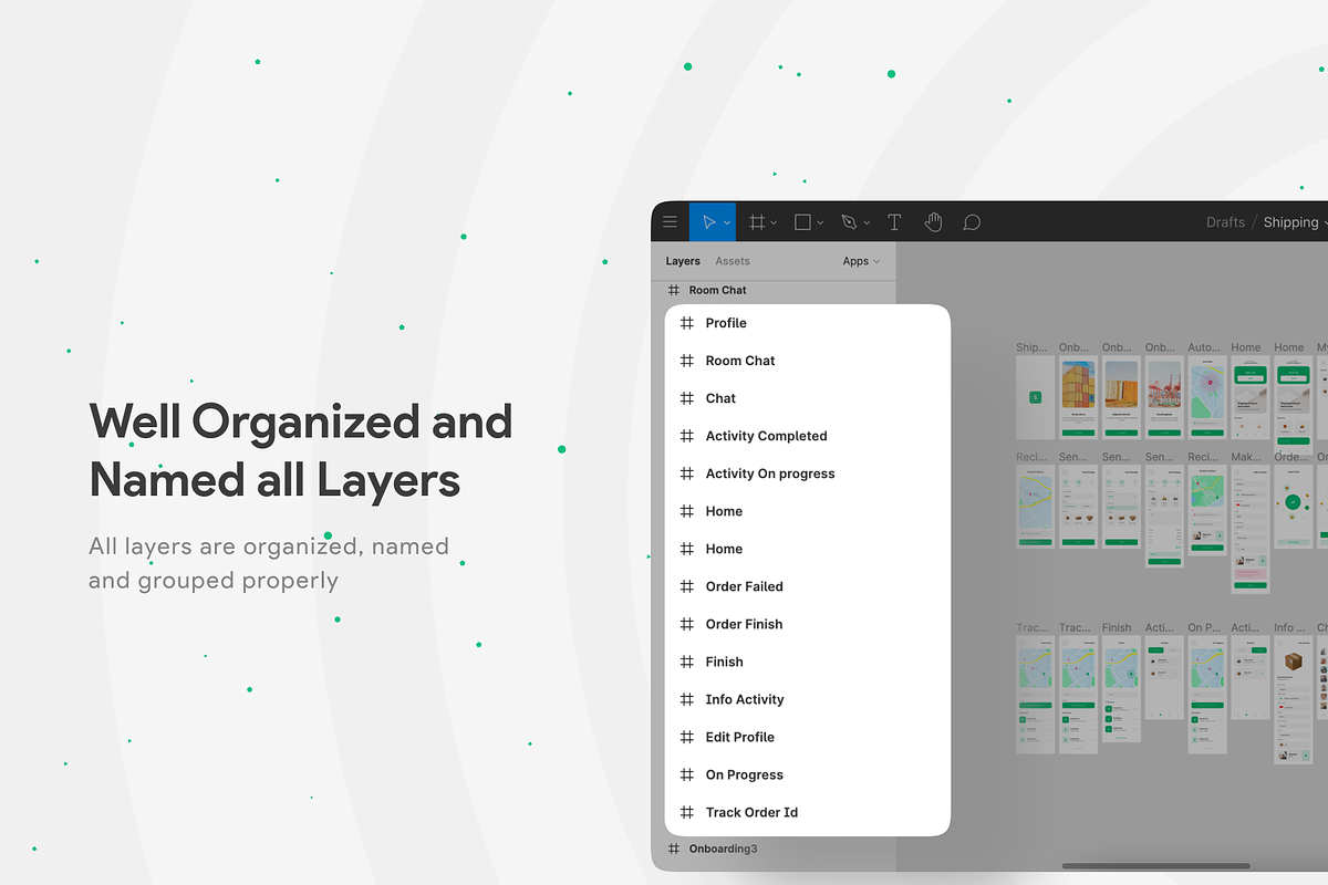 Shiphub - Shipping Apps UI Kit, an App Template by Vektora Studio
