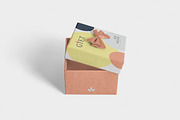 Square Gift Box Mockups, a Packaging Mockup by GfxFoundry (Thumbnail 5 of 7)