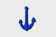 DIY Anchor - 3d papercraft, a Print Template by PAPER amaze (Thumbnail 1 of 2)