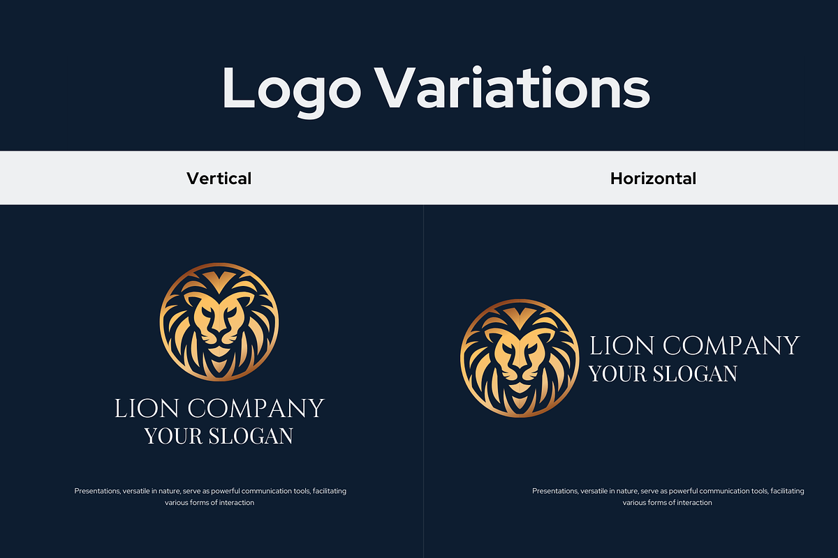 Luxury Lion Head Logo Design, a Branding & Logo Template by Brand_Hero (Photo 3 of 5)