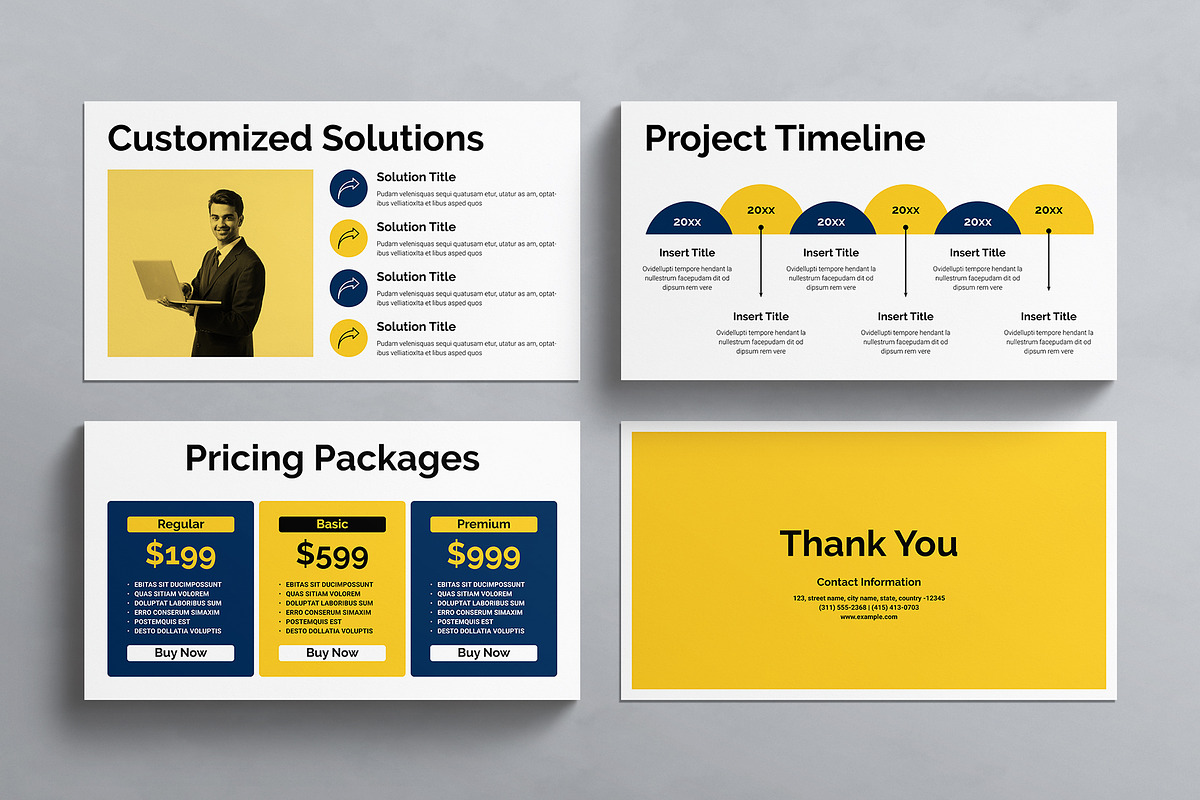 Consulting Presentation Template, a Presentation Template by E-Type (Photo 6 of 6)