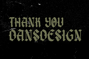 Soffer Vintage Blackletter font, a Blackletter Font by dansdesign (Thumbnail 6 of 6)