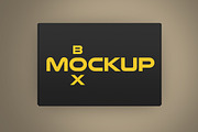 Box Mockup Set - 9x6x2 in, a Packaging Mockup by VadimPetrov (Thumbnail 7 of 12)