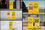 Stand Banner Mockup, an Advertising Mockup by mockupbuys (Thumbnail 1 of 13)