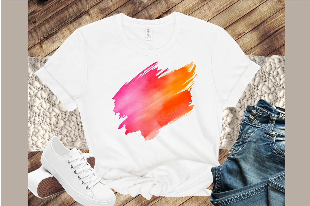 Colorful Brushstroke Clipart, an Illustration by Sublimation Artist (Photo 4 of 6)