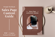 Sales Page Content Guide, a Presentation Template by Starline Creative (Thumbnail 1 of 7)