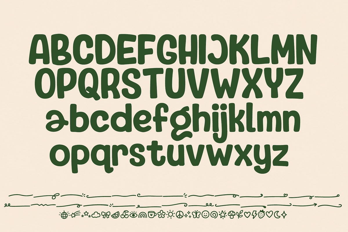 Melgira — Playful Display Font, a Handwritten Font by cocodesign (Photo 7 of 8)