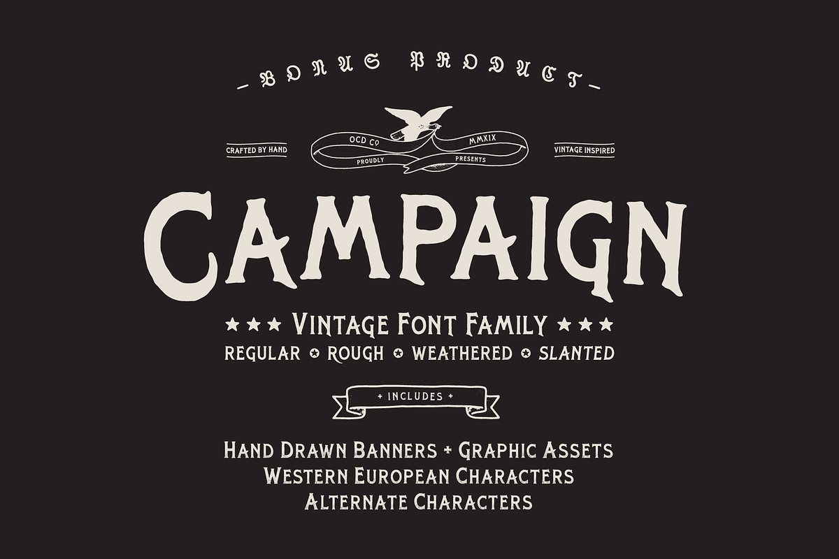 Vanity - Fraktur Blackletter, a Blackletter Font by OPENCITYDESIGNCO (Photo 6 of 7)