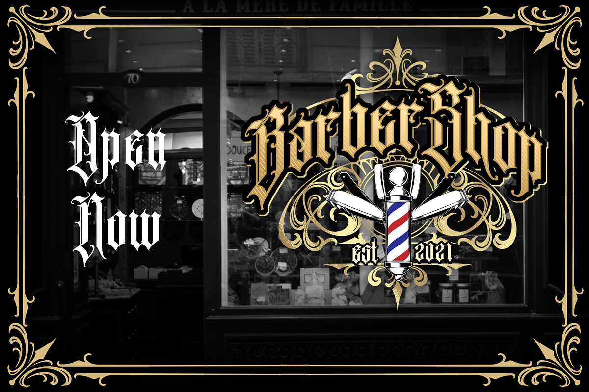 Menotius Modern Blackletters, a Blackletter Font by dansdesign (Photo 2 of 11)