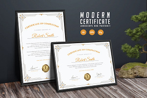 565. Modern Certificate Template