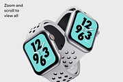 Apple Watch 4 Mockups | PK, a Wearable Device Mockup by ls.graphics (Thumbnail 8 of 8)