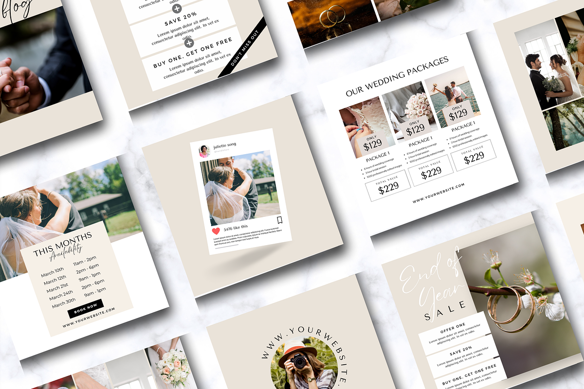 Photographer Instagram Post Template, a Social Media Template by Social Assumptions (Photo 3 of 7)