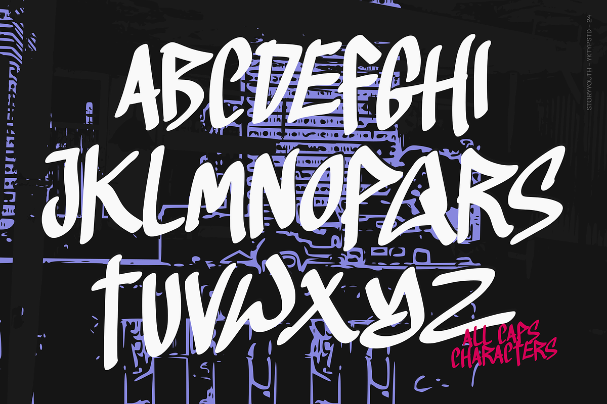 Storyyouth, a Handwritten Font by Yktypstd (Photo 5 of 7)