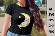 Funny Kawaii Cats Vector Clipart Set, an Animal Illustration by ARTify Illustrations (Thumbnail 4 of 9)