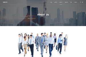 Greco - Business PSD Template