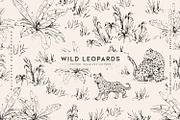 Wild Leopards, a Pattern Graphic by MalyskaStudio (Thumbnail 1 of 15)