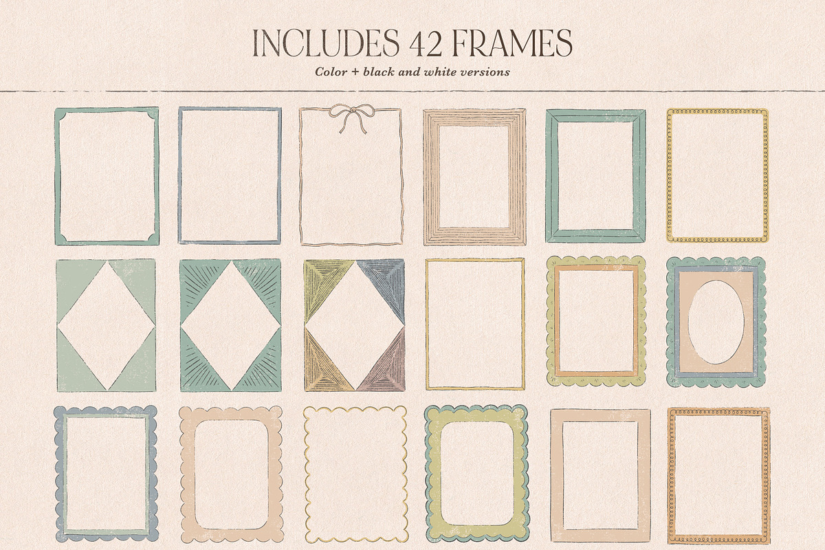 Paper Note—Vintage Frames, an Object Graphic by Basia Stryjecka (Photo 14 of 16)