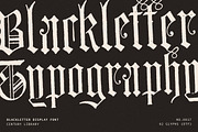 Vintage Gothic Blackletter Font No17, a Blackletter Font by Century Library (Thumbnail 1 of 6)
