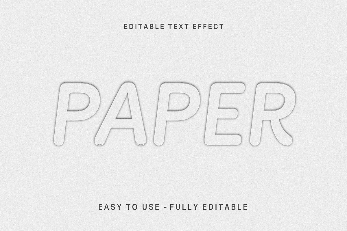 Soft Emboss Outline Text Effect