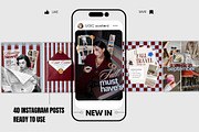 Bold Burgundy Instagram Post, a Social Media Template by CreativeTempHub (Thumbnail 2 of 9)