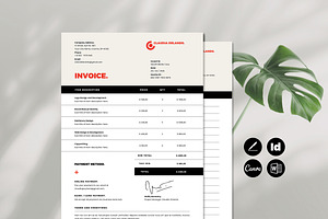 Invoice, a Stationery Template by Occy Design