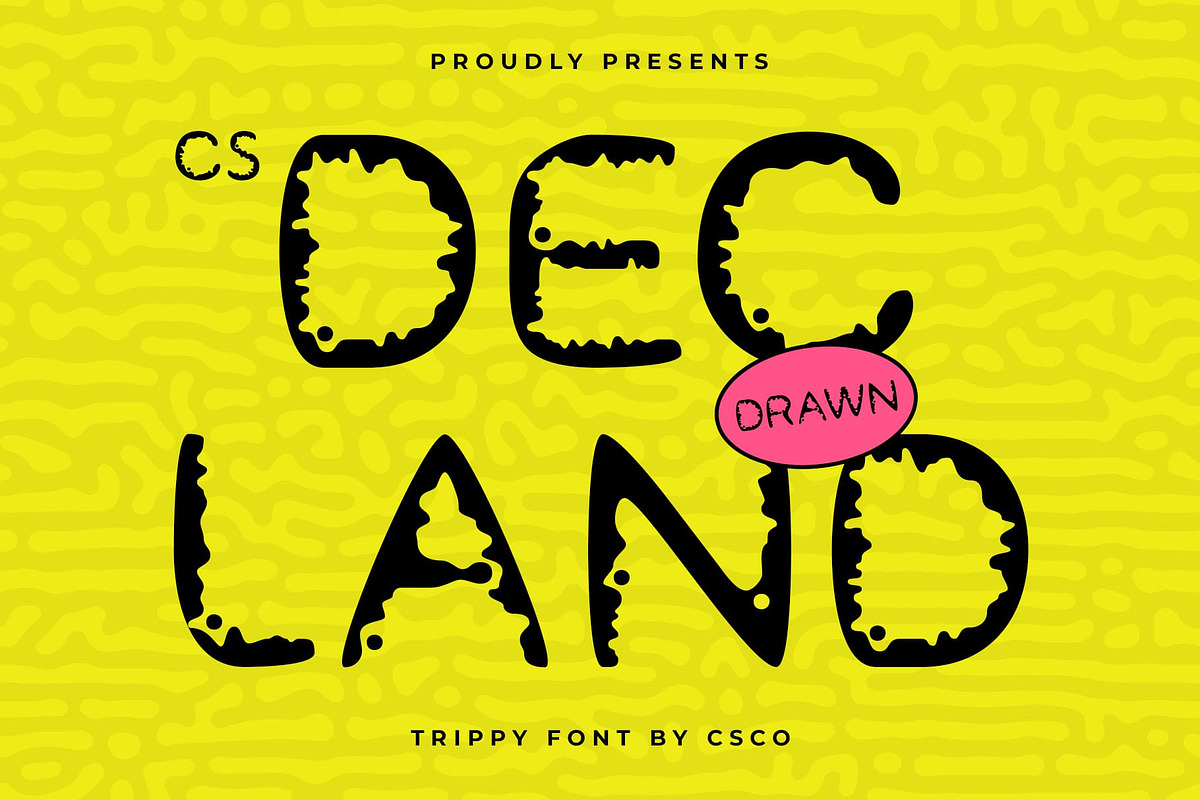 CS Decland Drawn, a Sans Serif Font by Craft Supply Co. (Photo 1 of 8)