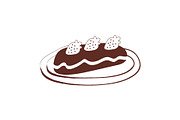 Hand painted bakery line set with, a Food Illustration by okskukuruza (Thumbnail 1 of 3)